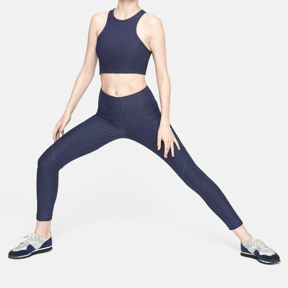 Outdoor Voices Hi-Rise 7/8 Warmup Legging Charcoal